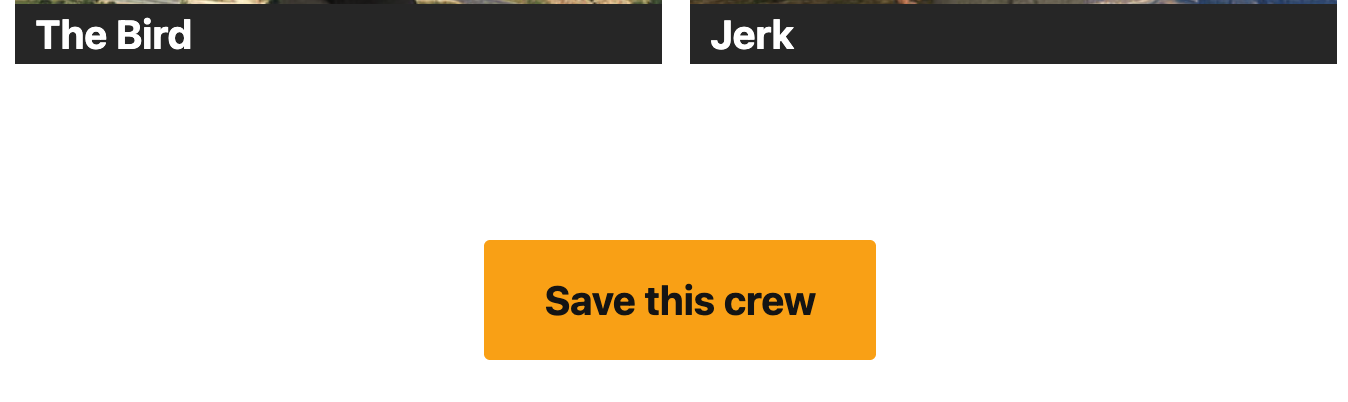 Crew form with a temporary color chosen before first save.